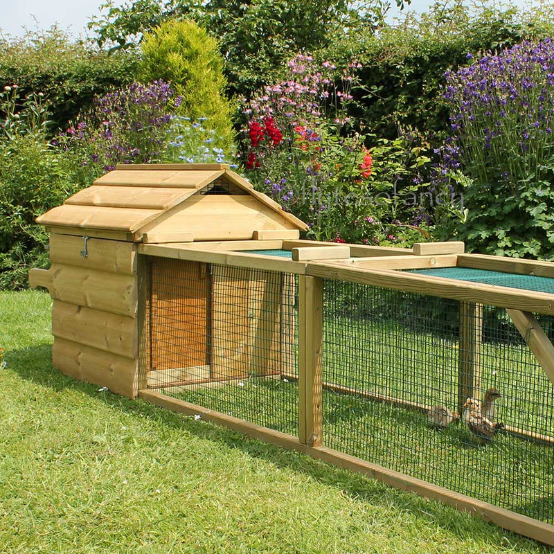 Broody Chicken Coop with 2m Run, UK made by Flyte so Fancy