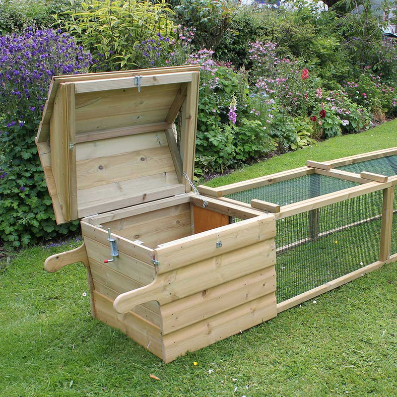 Broody Chicken Coop with 2m Run, UK made by Flyte so Fancy