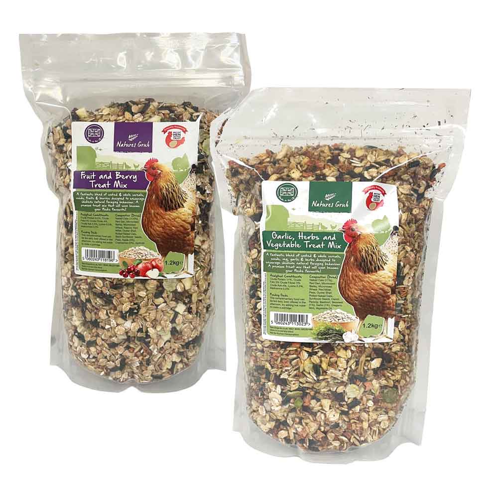 Nature's Grub Chicken Treat Mix - 1.2kg pouch