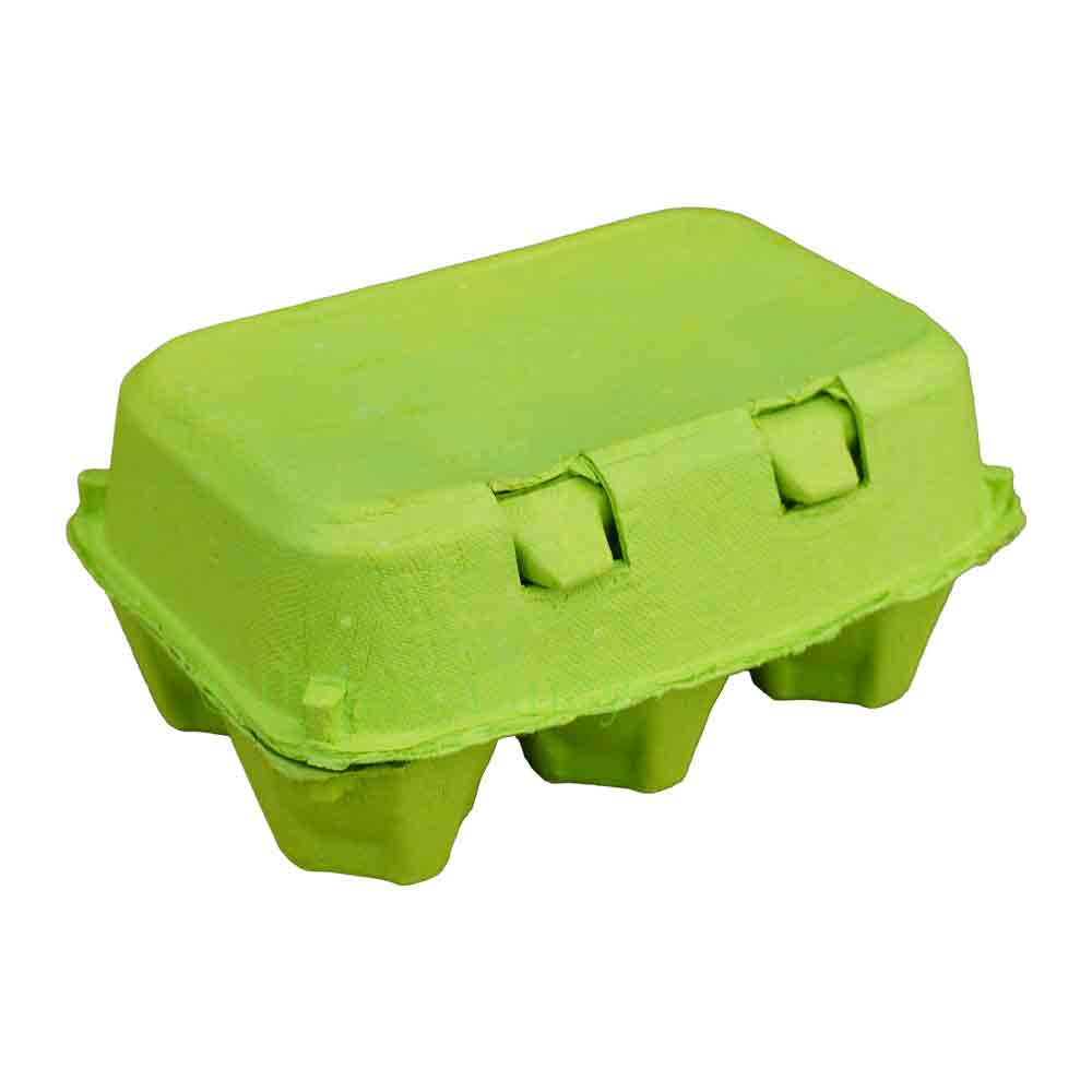 Apple Green Fibre Egg Boxes