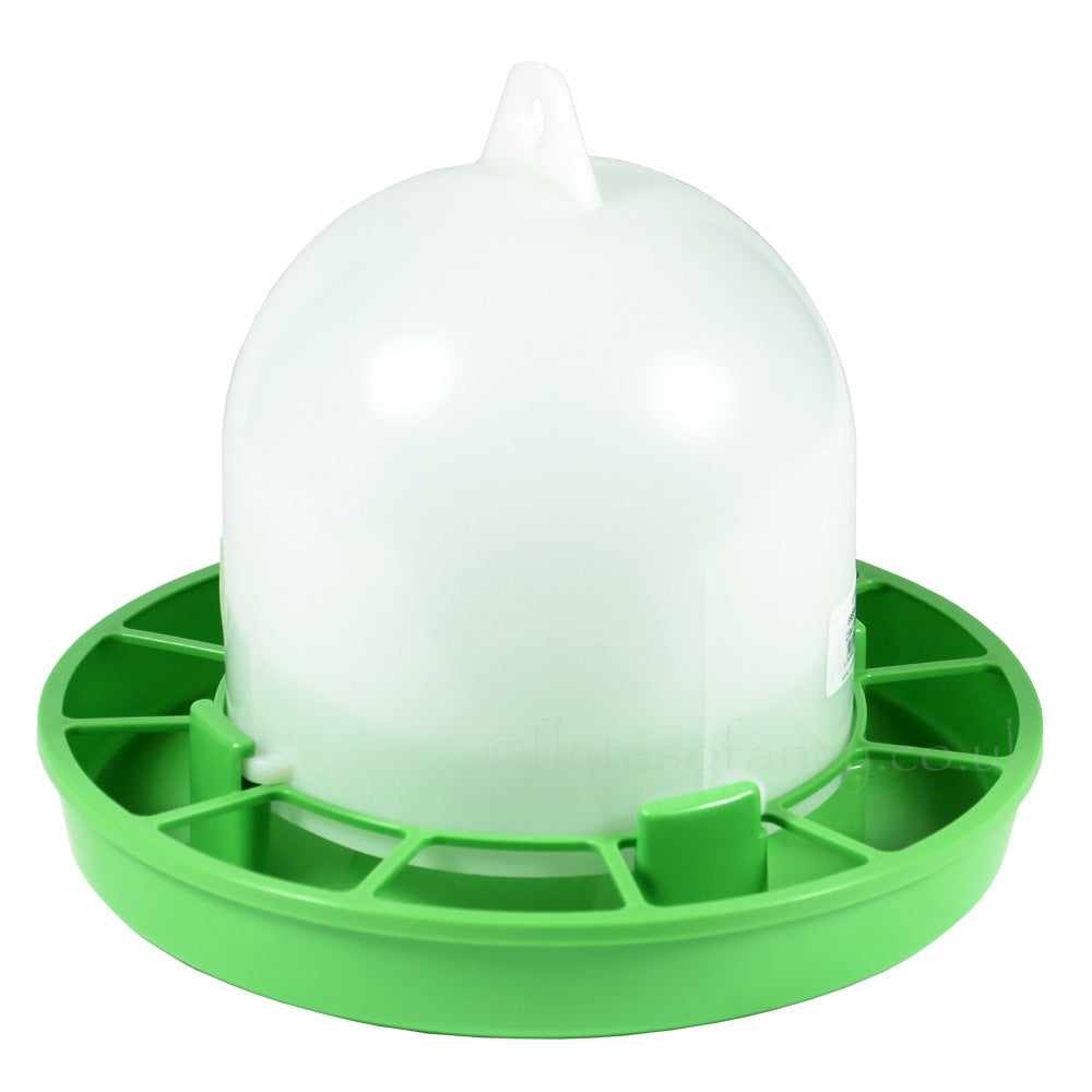 Green Bio-Plastic Chicken Feeders from Flyte so Fancy